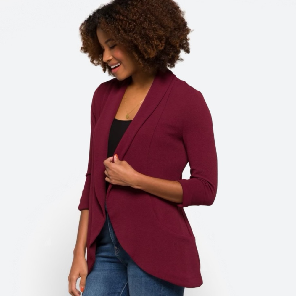 Melanie Knit Tunic Blazer
